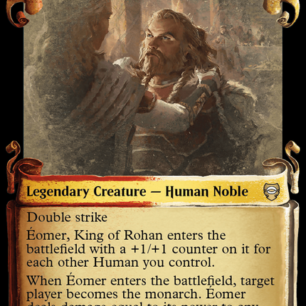 Éomer, King of Rohan (Showcase) [Tales of Middle-earth Commander]