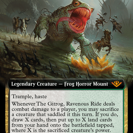 The Gitrog, Ravenous Ride (Extended Art) [Outlaws of Thunder Junction] Foil