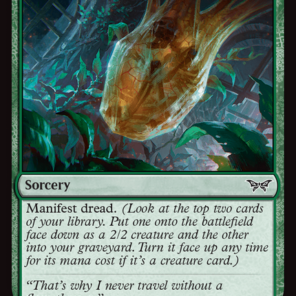 Manifest Dread [Duskmourn: House of Horror] Foil