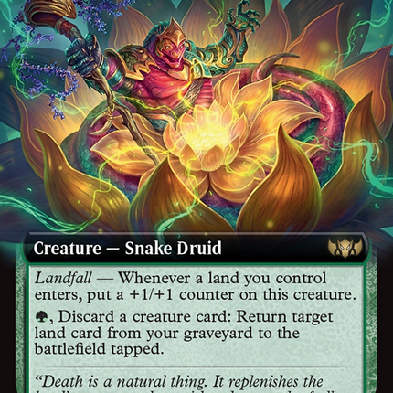 Floral Evoker (Extended Art) [Commander: Tarkir: Dragonstorm]