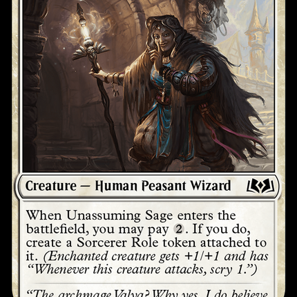 Unassuming Sage [Wilds of Eldraine]