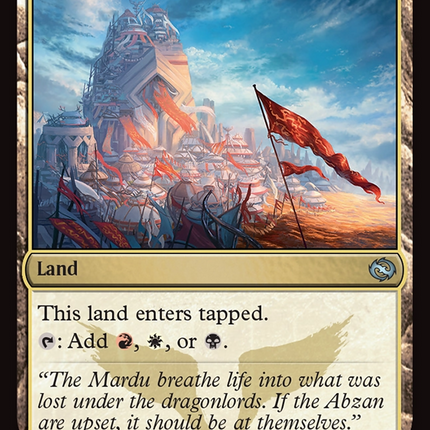 Nomad Outpost [Tarkir: Dragonstorm] Foil