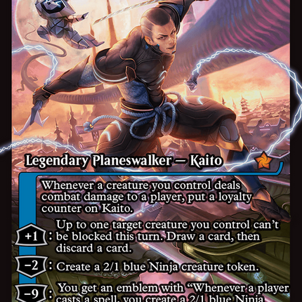 Kaito, Cunning Infiltrator (Showcase) [Foundations] Foil