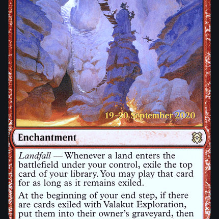 Valakut Exploration [Zendikar Rising Promos] Prerelease Foil