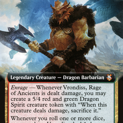 Vrondiss, Rage of Ancients (Extended Art) [Forgotten Realms Commander]