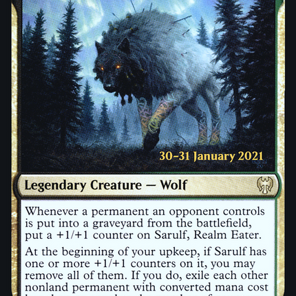 Sarulf, Realm Eater [Kaldheim Promos] Prerelease Foil