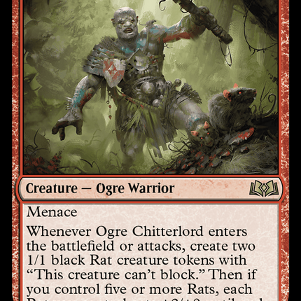 Ogre Chitterlord [Wilds of Eldraine]