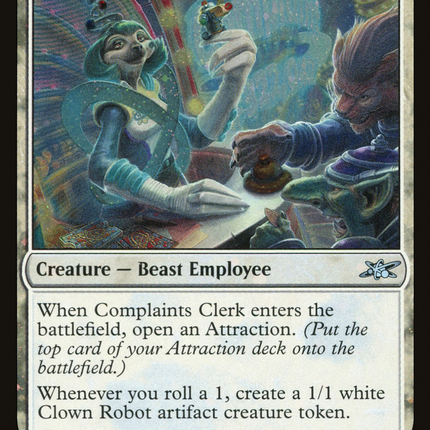 Complaints Clerk [Unfinity] Galaxy Foil