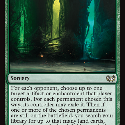 Disorienting Choice [Duskmourn: House of Horror Commander] Foil