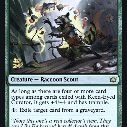 Keen-Eyed Curator [Bloomburrow Promos] Prerelease Foil