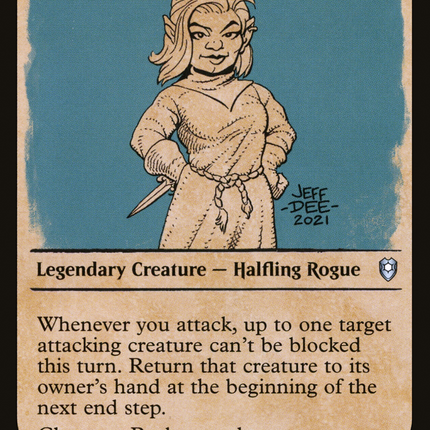 Alora, Merry Thief (Showcase) [Commander Legends: Battle for Baldur's Gate]