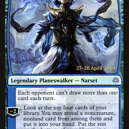Narset, Parter of Veils [War of the Spark Promos] Prerelease Foil