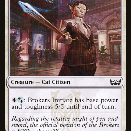 Brokers Initiate [Streets of New Capenna]