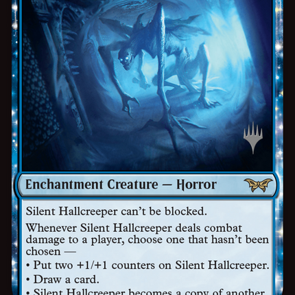Silent Hallcreeper [Duskmourn: House of Horror Promos] Foil