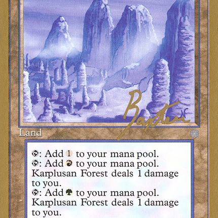 Karplusan Forest [Pro Tour Collector Set]