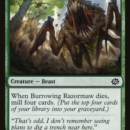 Burrowing Razormaw [The Brothers' War]