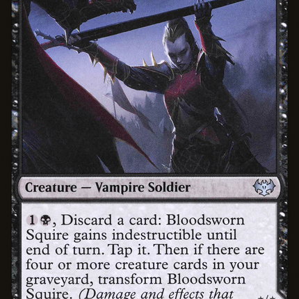 Bloodsworn Squire // Bloodsworn Knight [Innistrad: Crimson Vow]