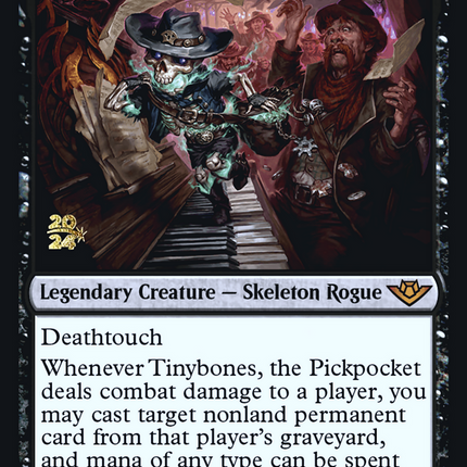 Tinybones, the Pickpocket [Outlaws of Thunder Junction Promos] Prerelease Foil