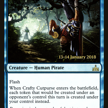 Crafty Cutpurse [Rivals of Ixalan Promos] Prerelease Foil