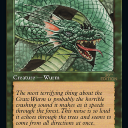 Craw Wurm (Retro) [30th Anniversary Edition]