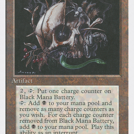 Black Mana Battery [Fourth Edition]