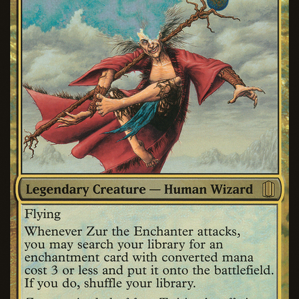 Zur the Enchanter [Commander's Arsenal Oversized] Foil