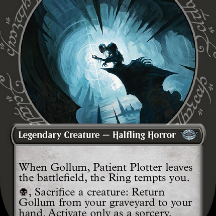 Gollum, Patient Plotter (Showcase) (Borderless) [The Lord of the Rings: Tales of Middle-earth]