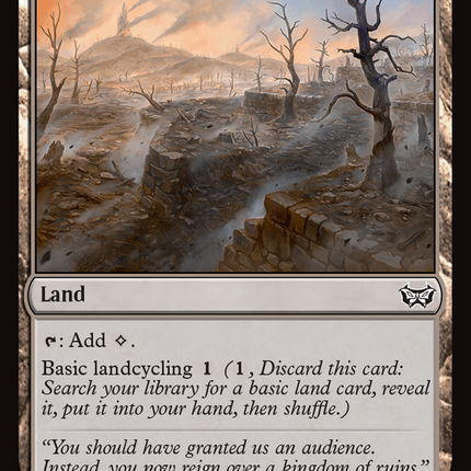 Ash Barrens [Duskmourn: House of Horror Commander] Foil