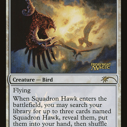 Squadron Hawk [Friday Night Magic 2011] Foil