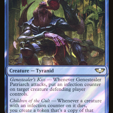 Genestealer Patriarch [Warhammer 40,000 Commander] Surge Foil