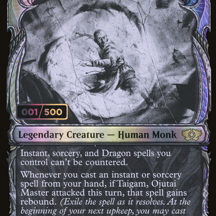 Taigam, Ojutai Master (Showcase) [Multiverse Legends] Serialized Foil