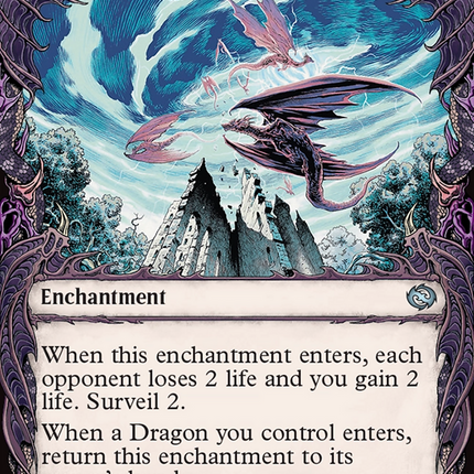 Corroding Dragonstorm (Showcase) [Tarkir: Dragonstorm] Foil
