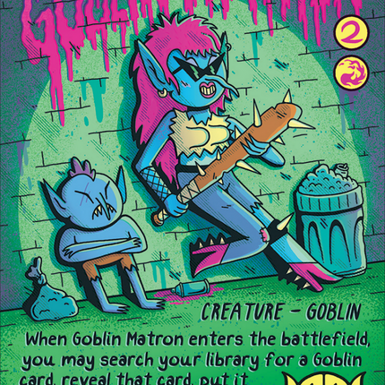 Goblin Matron (Borderless) [Secret Lair Drop]