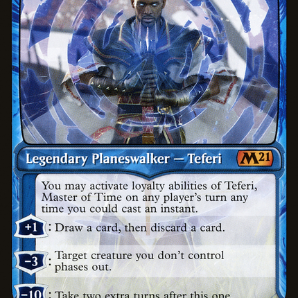 Teferi, Master of Time (Showcase) [Core Set 2021]