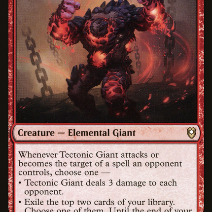 Tectonic Giant [Commander Legends: Battle for Baldur's Gate]