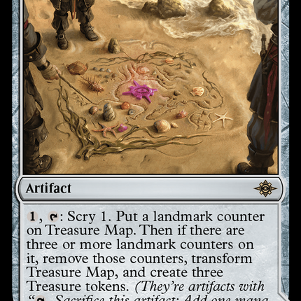 Treasure Map // Treasure Cove [The Lost Caverns of Ixalan]