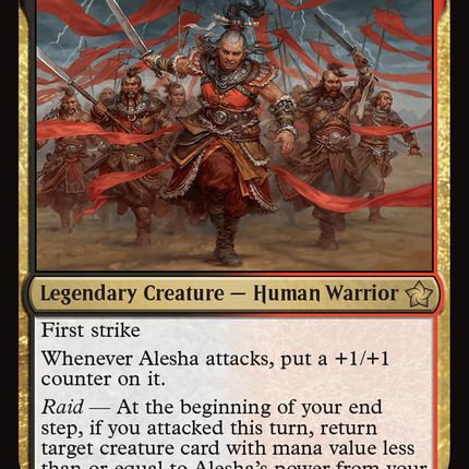 Alesha, Who Laughs at Fate [Foundations]