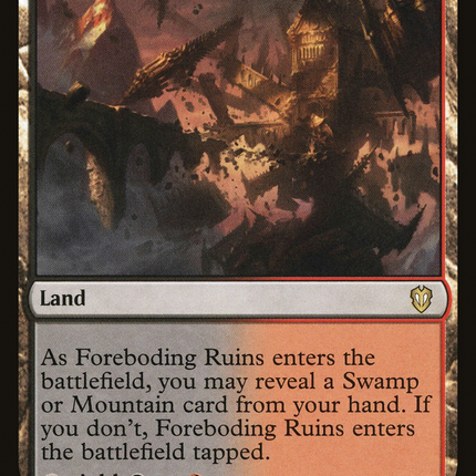 Foreboding Ruins [Crimson Vow Commander]
