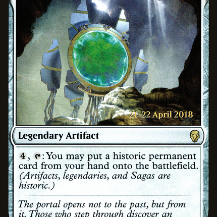 Thran Temporal Gateway [Dominaria Promos] Prerelease Foil