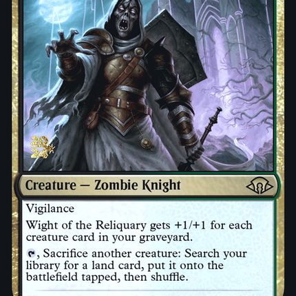 Wight of the Reliquary [Modern Horizons 3 Promos] Prerelease Foil