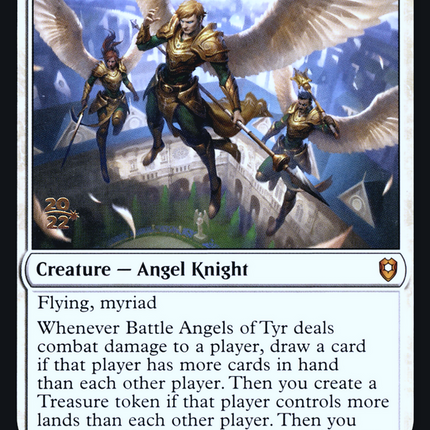 Battle Angels of Tyr [Battle for Baldur's Gate Promos] Prerelease Foil
