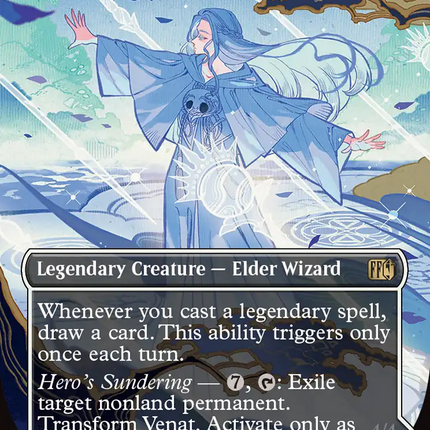 Venat, Heart of Hydaelyn // Hydaelyn, the Mothercrystal (Borderless) [FINAL FANTASY] Foil