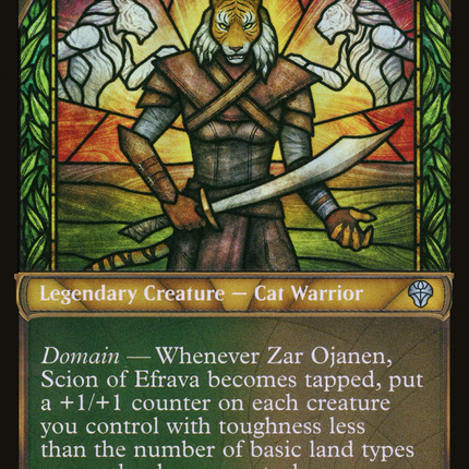 Zar Ojanen, Scion of Efrava (Showcase) [Dominaria United] Textured Foil