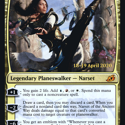 Narset of the Ancient Way [Ikoria: Lair of Behemoths Promos] Prerelease Foil