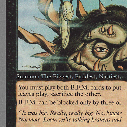 B.F.M. (Big Furry Monster) [Unglued]