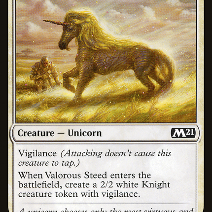 Valorous Steed [Core Set 2021]