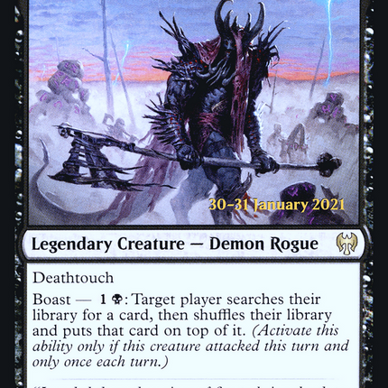 Varragoth, Bloodsky Sire [Kaldheim Promos] Prerelease Foil