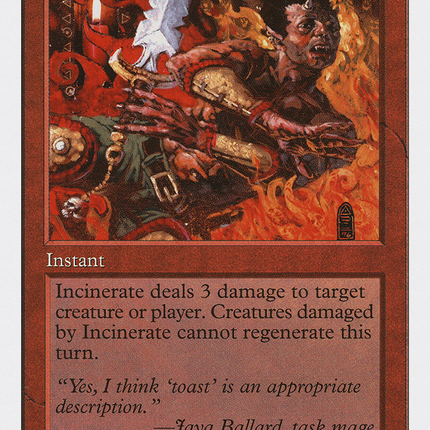 Incinerate [Fifth Edition]