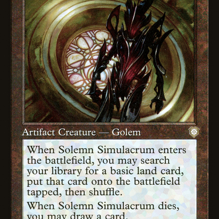 Solemn Simulacrum (Retro) [The Brothers' War Commander]