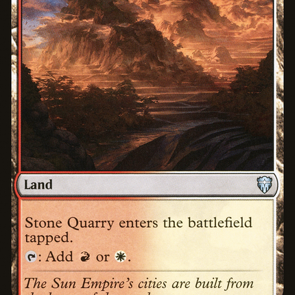 Stone Quarry [Commander Legends]